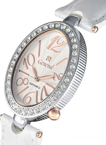 Women's Leather Analog Watch GLS148CRWW