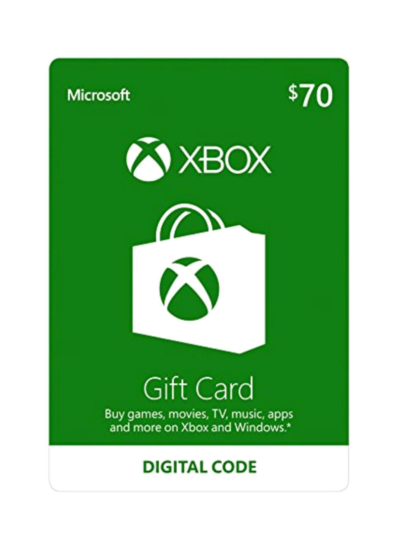 Xbox Gift Card Green/White