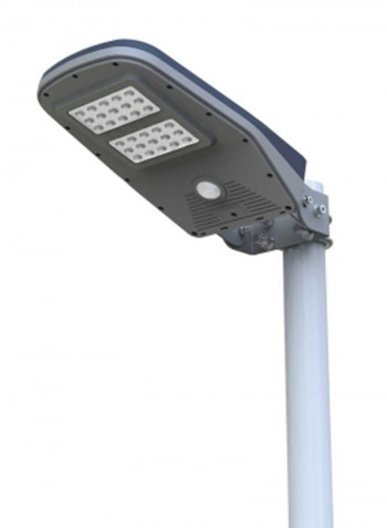1000 Lumens Solar Courtyard Light with Remote Control and PIR Motion Sensor Grey