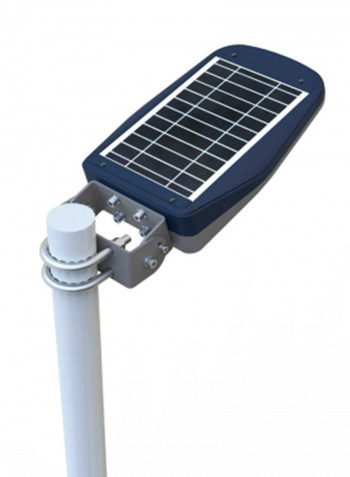 1000 Lumens Solar Courtyard Light with Remote Control and PIR Motion Sensor Grey