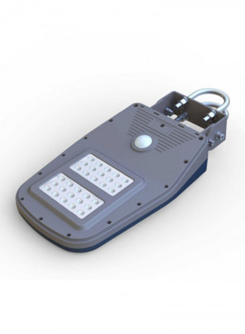 1000 Lumens Solar Courtyard Light with Remote Control and PIR Motion Sensor Grey
