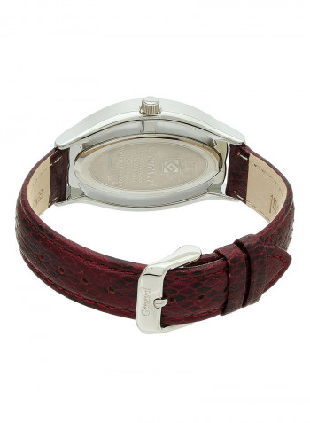 Women's Leather Analog Wrist Watch GLS146WWV