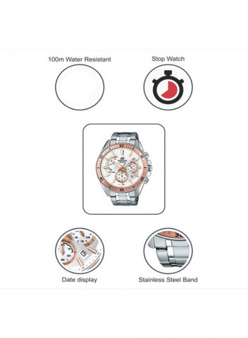 Men's Edifice Water Resistant Chronograph Watch EFR-552D-7AVUDF