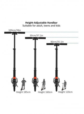 Foldable Kick Scooter 84x38x25cm