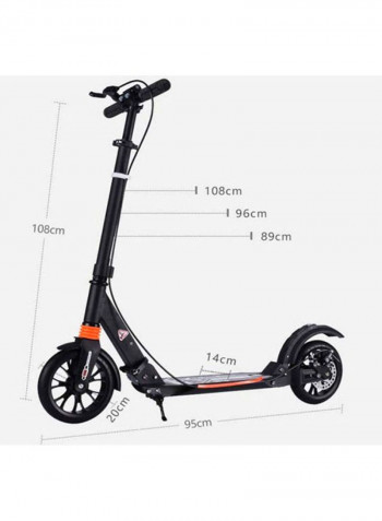 Foldable Kick Scooter 95x14x108cm