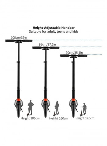 Foldable Kick Scooter 95x14x108cm