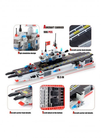1630 Piece Aircraft Carrier Building Blocks Set