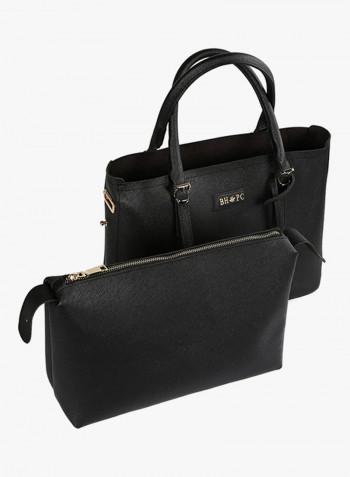 Tote Bag With Pouch Black