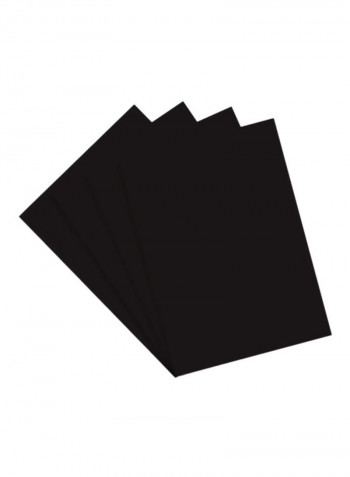 100-Piece Bristol Board Black