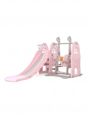 3-In-1 Swing And Slide With Basketball Hooks