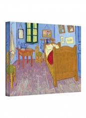 The Bedroom Canvas Wall Art Multicolour 14x18inch