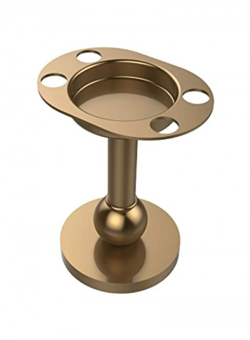 Traditional Retractable Pullout Garment Rod Gold/Beige 10inch