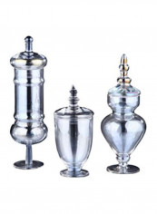 3-Piece Decorative Jars Set Clear/Gold reviews 3-Piece Decorative Jars Set Clear/Gold
