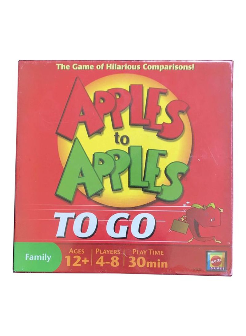 Apples To Apples To Go Card Game