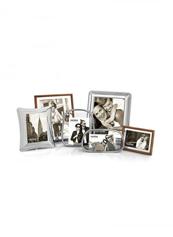Decorative Table Top Photo Frame Silver 5x7inch