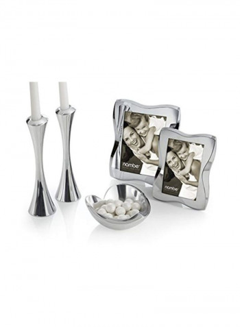 Decorative Table Top Photo Frame Silver 5x7inch