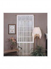 Drop Fringe Panel White 60x84inch