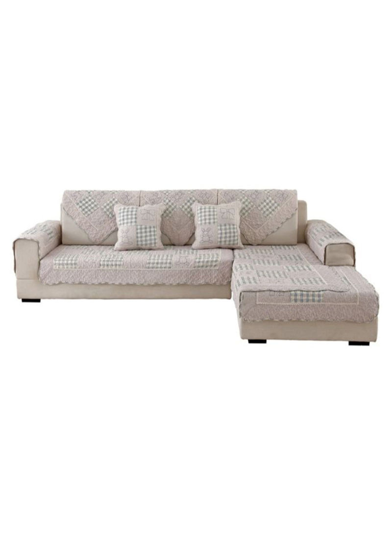 Modern Style Sofa Slipcover Light Pink