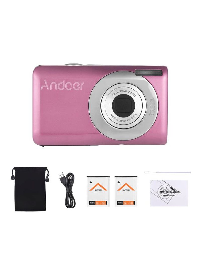 16MP 720P 2.7 Inch LCD Screen Digital Camera With 2-Piece Battery