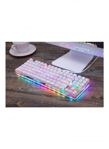 K87S Backlit Mechanical Gaming Keyboard White