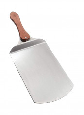 Stainless Steel Pizza Peel Silver/Brown 8x6x3inch