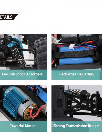 A959-A 2.4G 1/18 4WD 35KM/h High Speed Off Road RTR Racing Buggy Truck 29.2cm