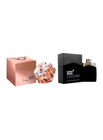 طقم هدايا إلكسير ليجند آند إمبليم للنساء EDT 100 ml, EDP 75مل