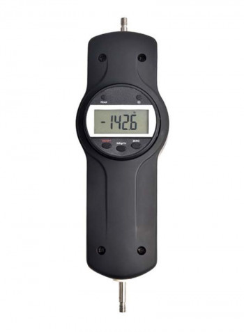 Digital Force Gauge Push Pull Meter And 5 Side Heads With Case Black/Silver 30centimeter