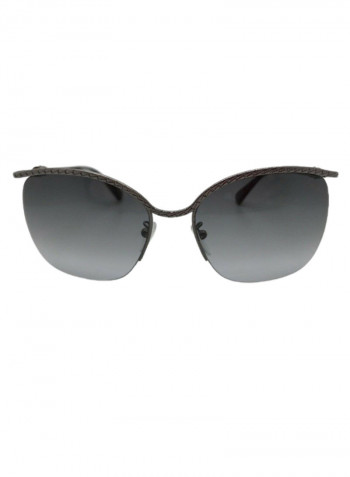 Women's Brow Line Frame Sunglasses - Lens Size: 58 mm