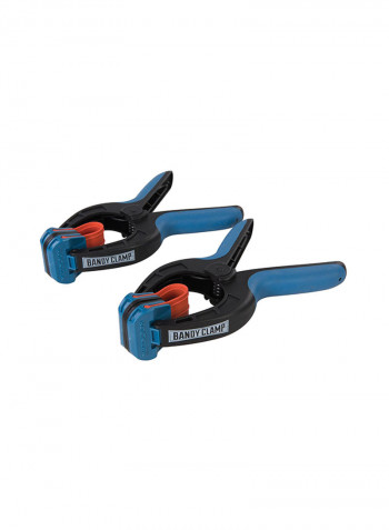 2-Piece Bandy Clamp Set Blue 12inch