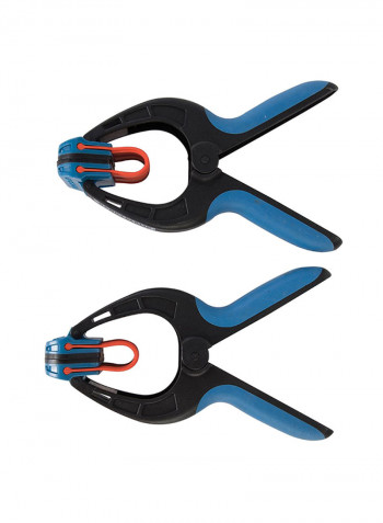 2-Piece Bandy Clamp Set Blue 12inch