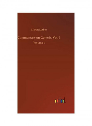 Commentary on Genesis Hardcover English by Martin Luther - 2020