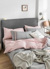 4-Piece Comfortable Single Size Printed Bedding Set Cotton Multicolour 150x200cm