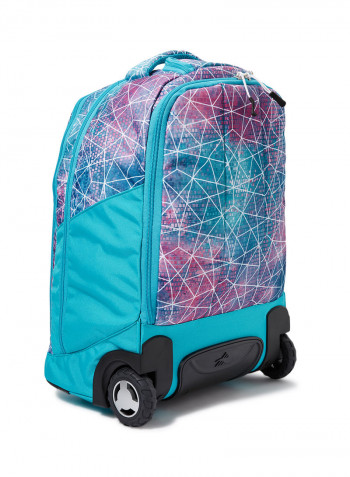 5 Piece Blaise Wheeled Luggage Set Blue