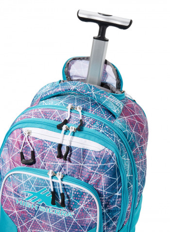 5 Piece Blaise Wheeled Luggage Set Blue