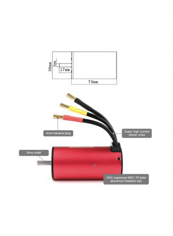 Brushless Motor And Brushless Splash-Proof Electronic Speed Controller For Car 1RM11974-2