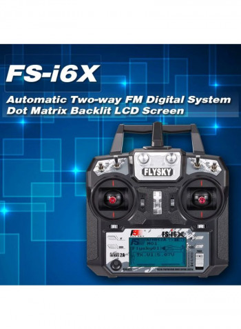 FS-i6X RC Transmitter Remote Controller 19x8.9x17.4centimeter