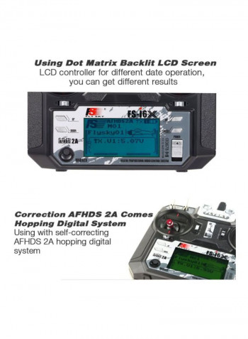 FS-i6X RC Transmitter Remote Controller 19x8.9x17.4centimeter