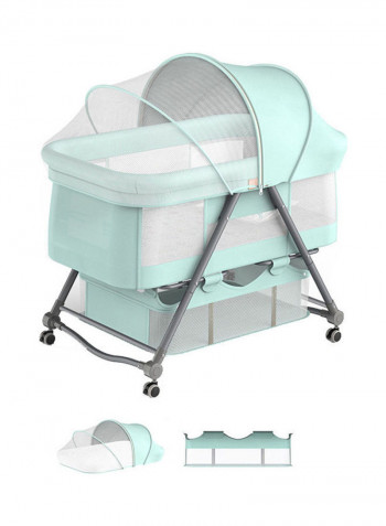 Newborn Crib Independent Mosquito Net And Basket Folding Large Cradle