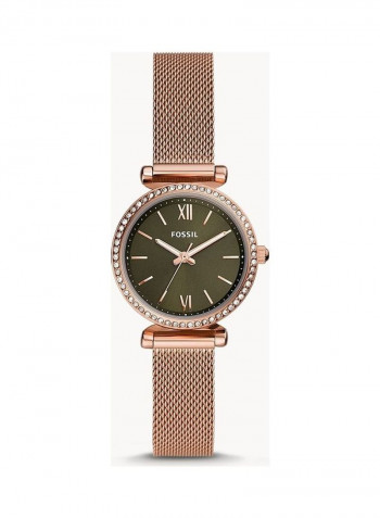 Women's Analog Wrist Watch with Stainless Steel Strap
