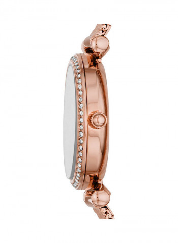 Women's Analog Wrist Watch with Stainless Steel Strap