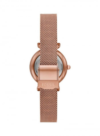 Women's Analog Wrist Watch with Stainless Steel Strap