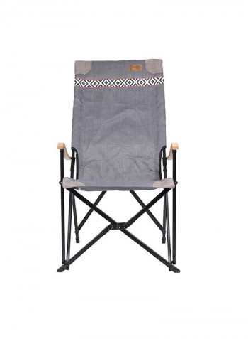 Camp Chair With Wooden Armrest 14 x 126 x 15سم