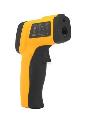 Digital IR Infrared Thermometer Yellow/Black 15.3x10x4.3centimeter