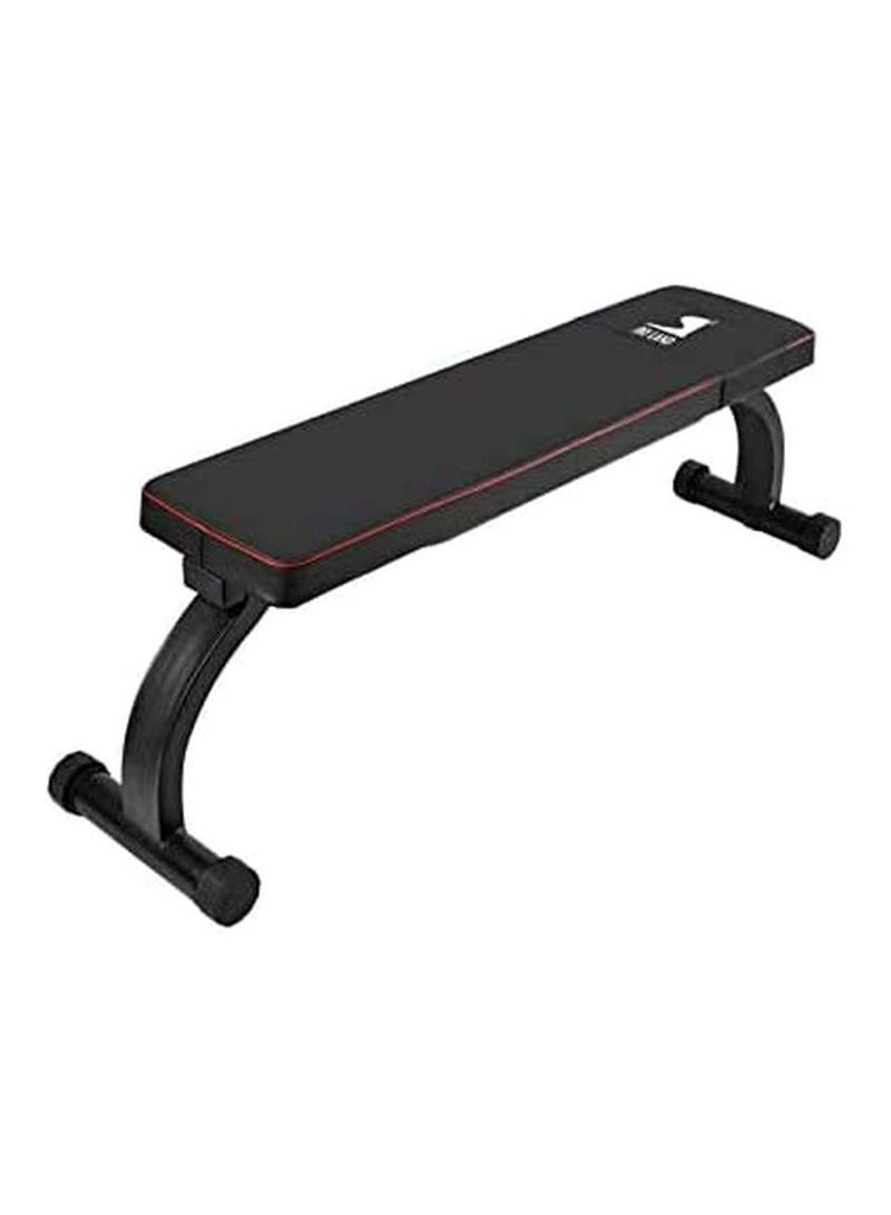 Foldable Workout Flat Bench 140x35x43cm