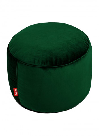 Point Velvet Pouf Emerald Blue 35x50centimeter