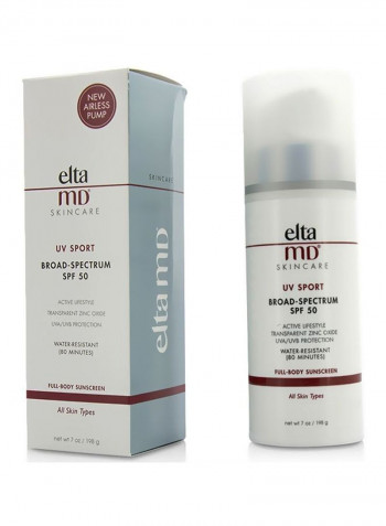 UV Sport Water-Resistant Full-Body Sunscreen SPF50 198غم