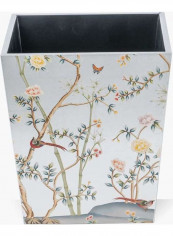 Floral Printed Decorative Waste Bin Grey reviews Floral Printed Decorative Waste Bin Grey
