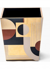 Geo Waste Bin Antique Gold/Black reviews Geo Waste Bin Antique Gold/Black