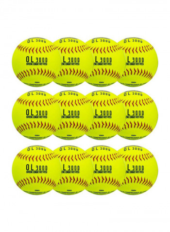 12-Piece Fastpitch Softball 12inch